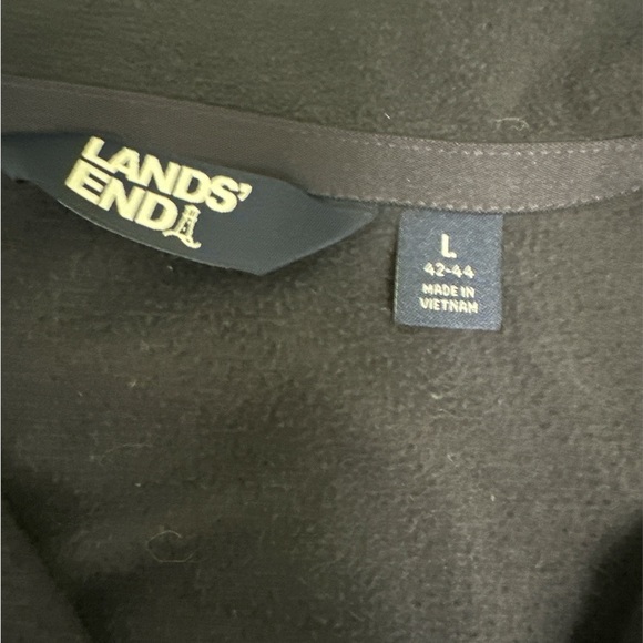Land’s End Men’s Fleece Lightweight Blue Excellent Large (42-44) - Picture 3 of 3